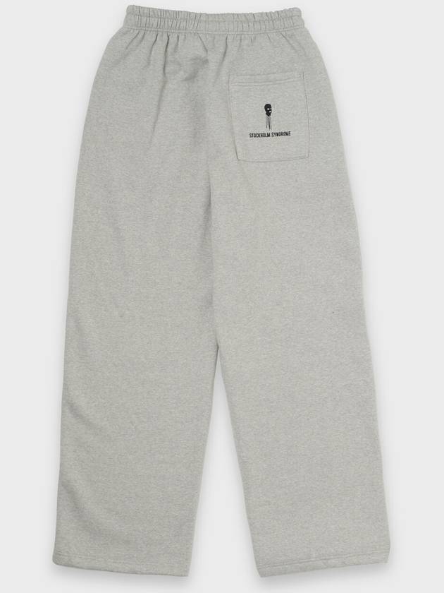 logo track pants gray - STOCKHOLM SYNDROME - BALAAN 1