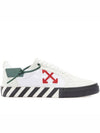 Men's Vulcanized Low-Top Sneakers White Red Black - OFF WHITE - BALAAN 2