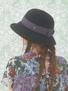 Toile Straw Bucket Hat Black - BROWN HAT - BALAAN 1