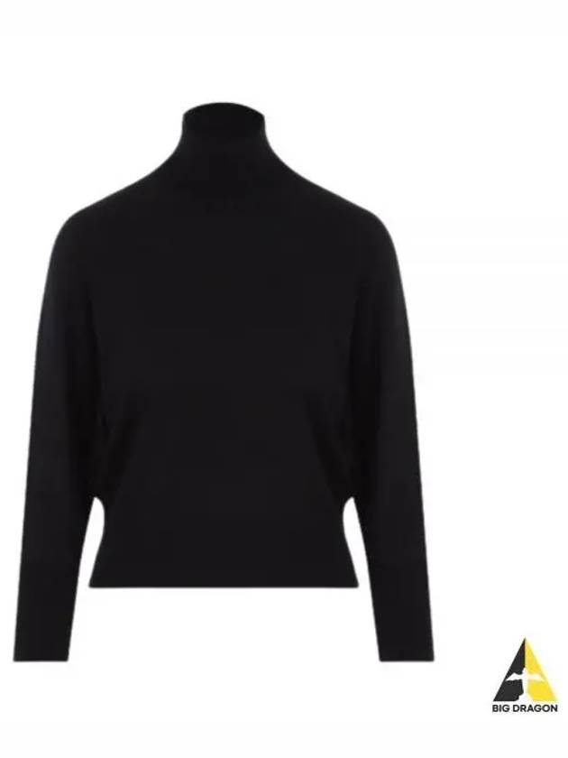 Talea Virgin Wool Knit Top Black - MAX MARA - BALAAN 2