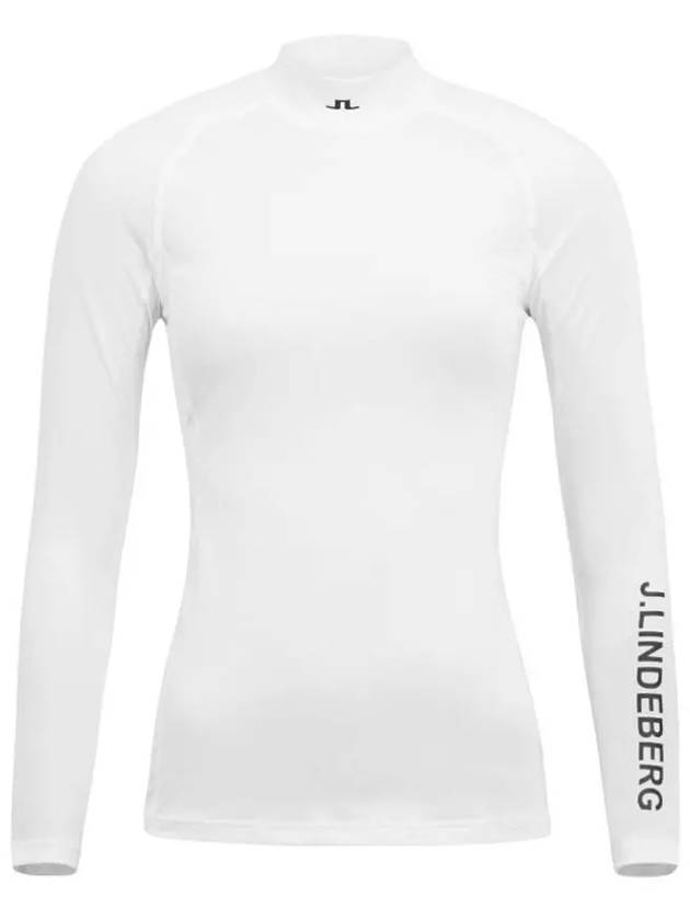 Asa Soft Compression Long Sleeve T-Shirt White - J.LINDEBERG - BALAAN 3