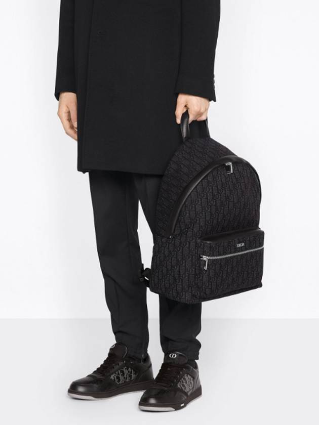 Oblique Rider Backpack Black - DIOR - BALAAN 7