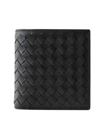 Intrecciato Small Folder Half Wallet Black - BOTTEGA VENETA - BALAAN 2