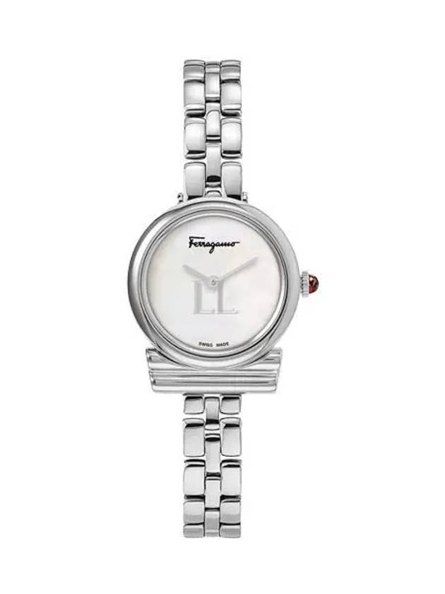 Gancini Slim Metal Watch Silver - SALVATORE FERRAGAMO - BALAAN 2