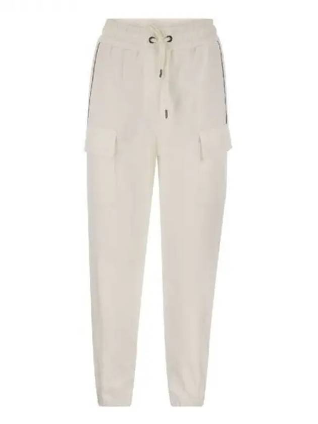 Monili trim detail track pants - BRUNELLO CUCINELLI - BALAAN 1