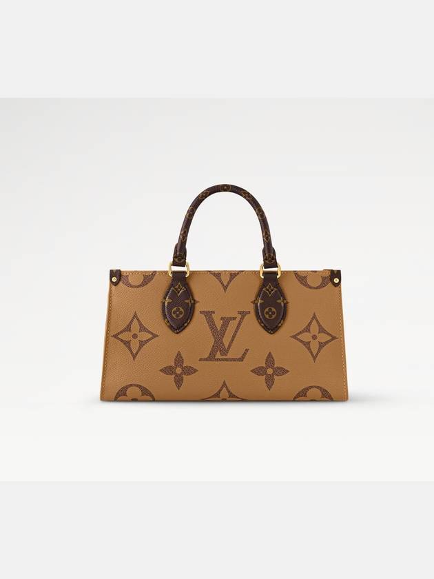 Women s On the Go East Logo Leather Top Handle Cross Bag Brown 46653 - LOUIS VUITTON - BALAAN 3