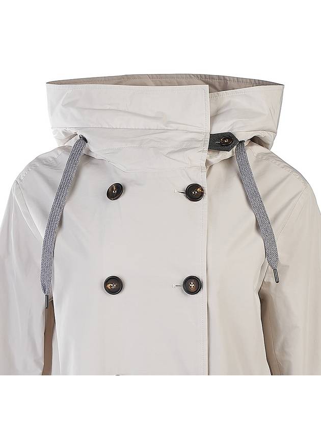 WoMen's Hooded Jacket White - BRUNELLO CUCINELLI - BALAAN 5