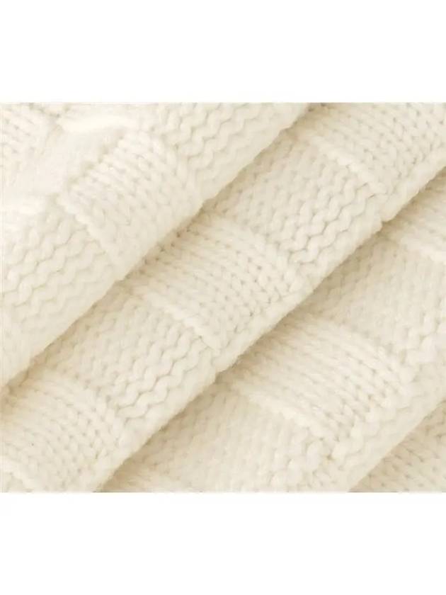 Damier Snug Scarf Cream - LOUIS VUITTON - BALAAN 5