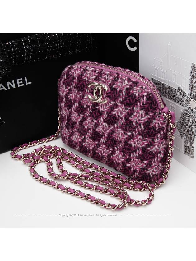 Tweed mini chain bag 1213hv - CHANEL - BALAAN 3