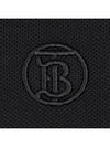 Men's Embroidered Logo Cotton Polo Shirt Black - BURBERRY - BALAAN 7