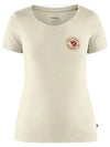 Women s 1960 logo t shirt chalk white 83513113 W - FJALL RAVEN - BALAAN 2