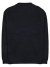 Embroidered Boke Flower Wool Knit Top Black - KENZO - BALAAN 3