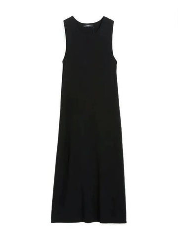 Women's Robinia Knit Long Dress Black - MAX MARA - BALAAN 1