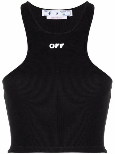 Off Stamp Rib Sleeveless Black - OFF WHITE - BALAAN 2