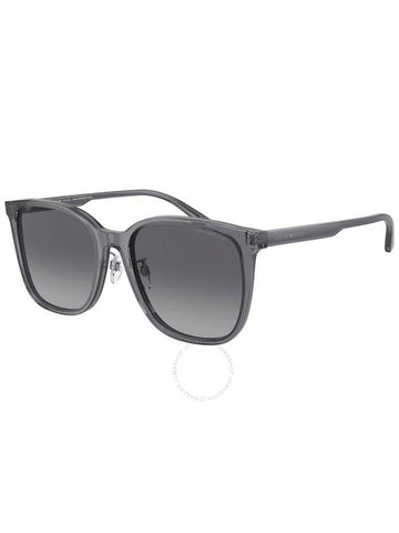 Emporio Armani Polarized Grey Square Men's Sunglasses EA4206D 5029T3 57 - EMPORIO ARMANI - BALAAN 1