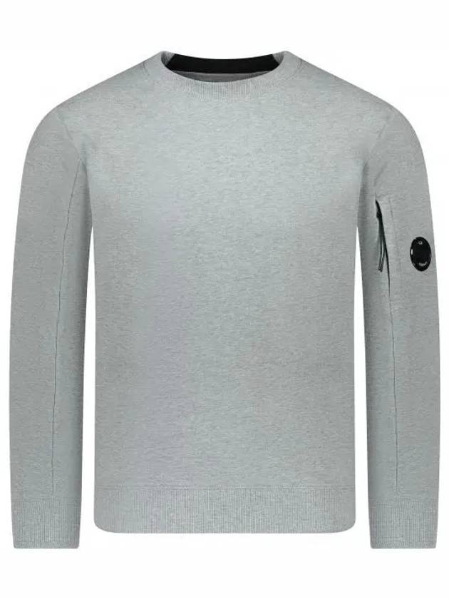 Diagonal Raised Fleece Sweatshirt Grey - CP COMPANY - BALAAN 2