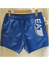 Logo Print Swim Shorts Blue - EMPORIO ARMANI - BALAAN 4