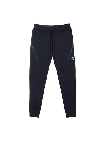 Men's Diagonal Fleece Track Pants Navy - CP COMPANY - BALAAN 1