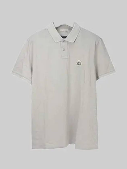 8A72110 84673 905 Polo Tshirt Gray Men’s Short Sleeve - MONCLER - BALAAN 2