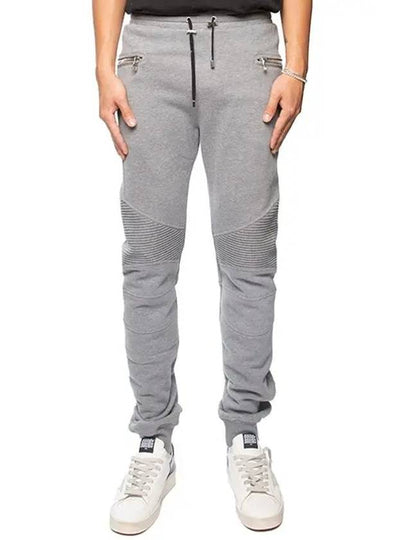 Slim biker training pants gray w6hj518 - BALMAIN - BALAAN 2