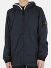 Wappen Patch Skin Touch Nylon Hooded Jacket Navy - STONE ISLAND - BALAAN 3