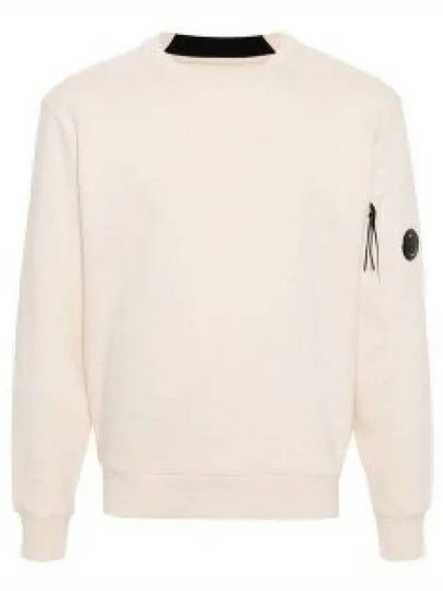 Diagonal Raised Fleece Sweatshirt Beige - CP COMPANY - BALAAN 2