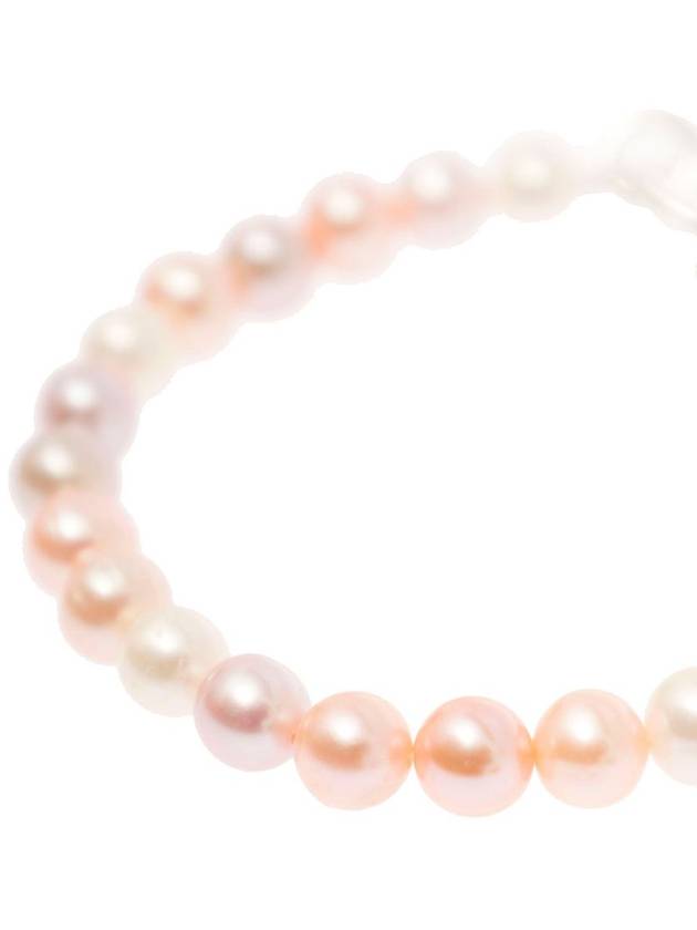 Silver Bracelet With Mixed Pink Freshwater Pearls Woman - HATTON LABS - BALAAN 2