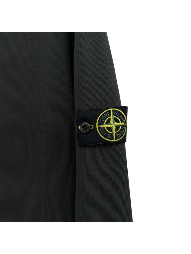 Pocket Wappen Sweatshirt Black - STONE ISLAND - BALAAN 5