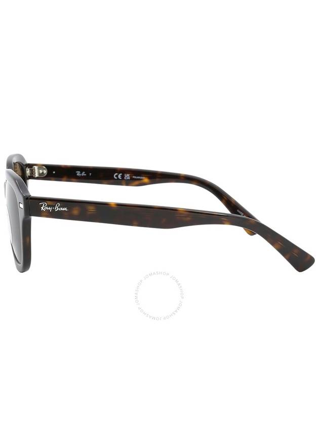 Ray Ban Erik Polarized Brown Square Unisex Sunglasses RB4398 902/57 53 - RAY-BAN - BALAAN 3