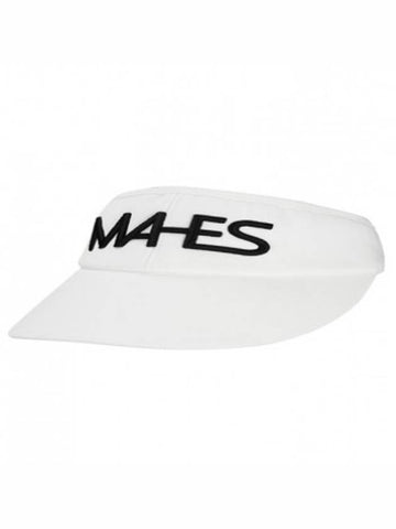 Logo Sun Cap Visor White EC00627 - MAHES - BALAAN 1