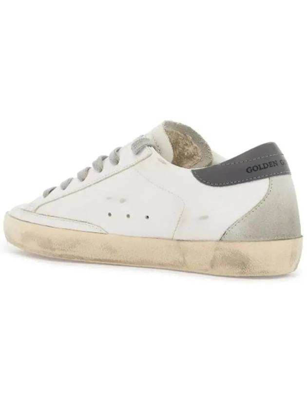 Superstar Leather Low Top Sneakers Grey White - GOLDEN GOOSE - BALAAN 3