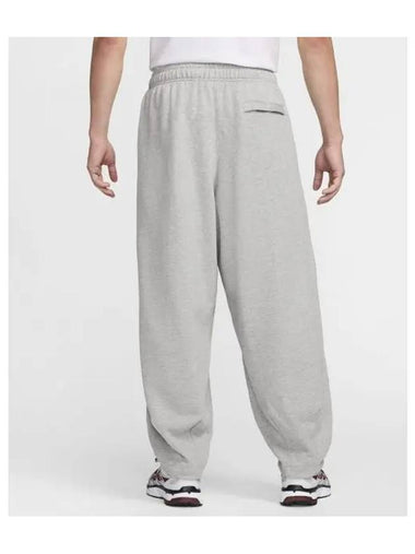 Club Fleece Oversized French Terry Pants M Dark Gray Heather Light Smoke White HJ1823 063 - NIKE - BALAAN 1