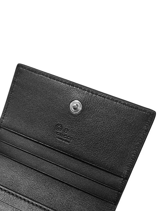 Microssima Bifold Card Wallet Black - GUCCI - BALAAN 7