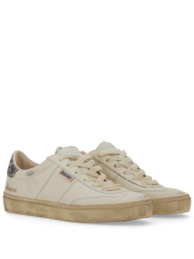 Soul Star Glitter Tab Low Top Sneakers White - GOLDEN GOOSE - BALAAN 2