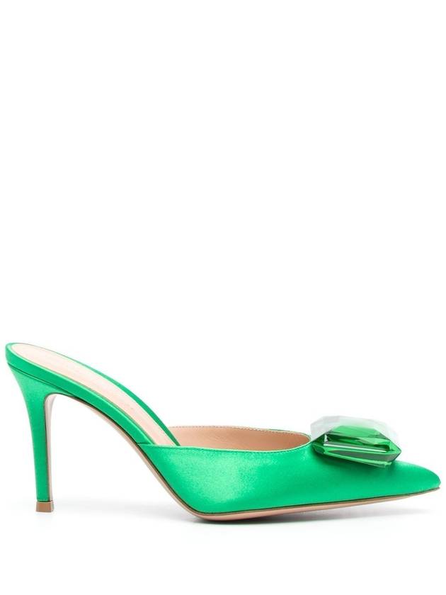 Gianvito Rossi With Heel Green - GIANVITO ROSSI - BALAAN 1