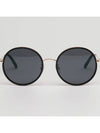 Eyewear Round Overfit Sunglasses Black - BALLY - BALAAN 4