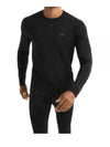 Raw Merino Wool Crew Neck Long Sleeve T-Shirt Black - ARC'TERYX - BALAAN 2