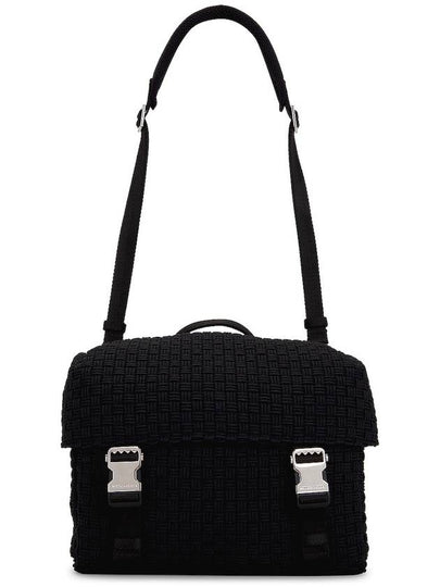 Postino Intrecciato Cross Bag Black - BOTTEGA VENETA - BALAAN 2