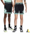 Jordan Sports Dri-Fit Diamond Shorts Green Black - NIKE - BALAAN 2