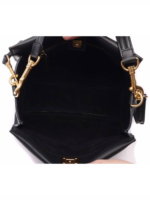 Iris Small Leather Shoulder Bag Black - MULBERRY - BALAAN 7