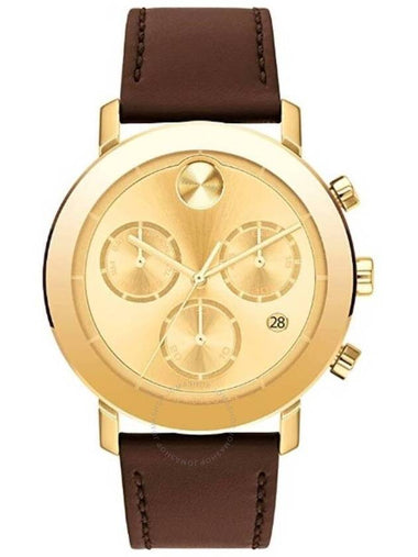 Movado Bold Evolution Chronograph Quartz Gold Dial Men's Watch 3600883 - MOVADO - BALAAN 1