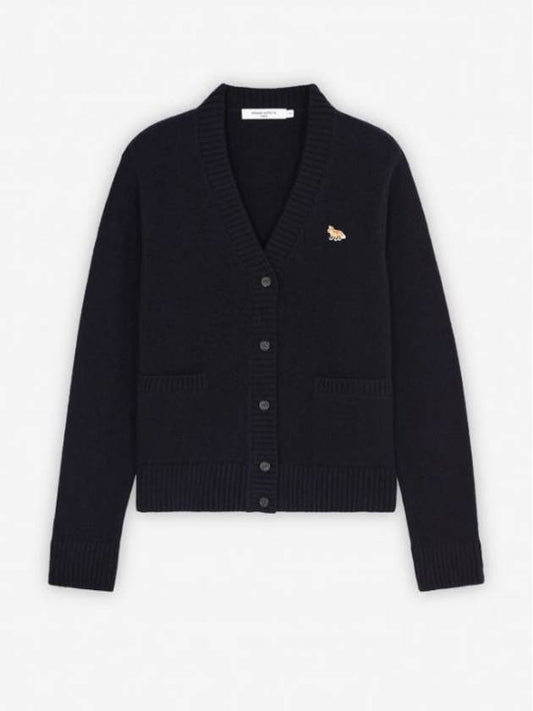 Baby Fox Patch Boxy Cardigan Black - MAISON KITSUNE - BALAAN 2