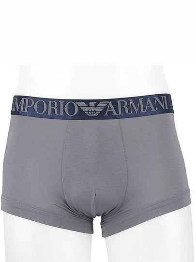 Soft Modal Trunk Briefs Grey - EMPORIO ARMANI - BALAAN 2