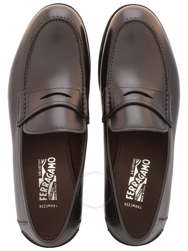 Salvatore Ferragamo Men's Herren Black Leather Penny Loafers, Size 7 EE - SALVATORE FERRAGAMO - BALAAN 3