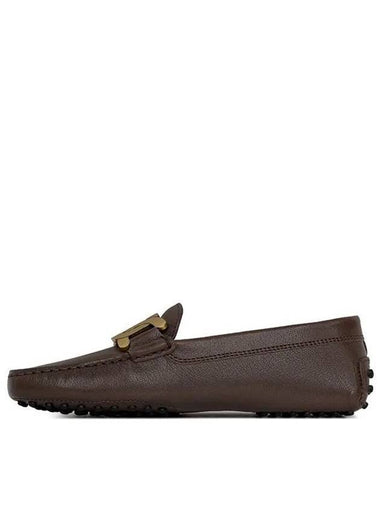 Women's Kate Gommino Driving Shoes Brown - TOD'S - BALAAN 1