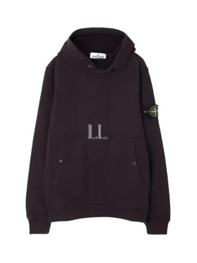 Garment Dyed Hoodie Dark Burgundy - STONE ISLAND - BALAAN 2