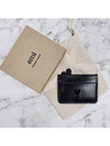 Heart Logo Leather Card Wallet Black - AMI - BALAAN 3