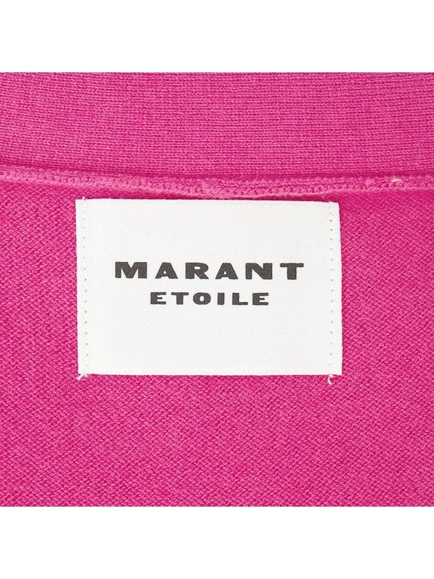 Karin Cotton Cardigan Pink - ISABEL MARANT ETOILE - BALAAN 9