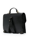 Pebble Grain Leather Tote Bag Black - THOM BROWNE - BALAAN 9