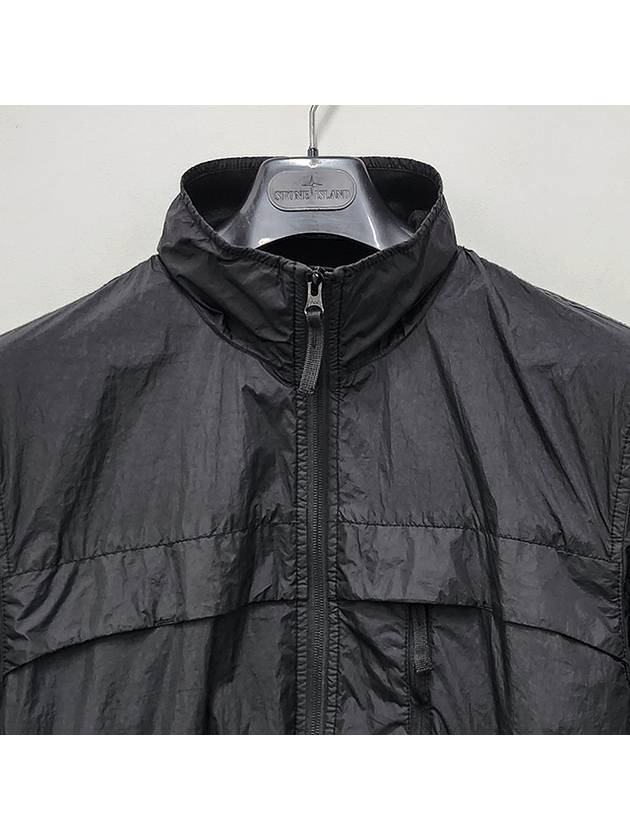 Garment Dyed Crinkle Reps R Nylon Jacket Black - STONE ISLAND - BALAAN 6